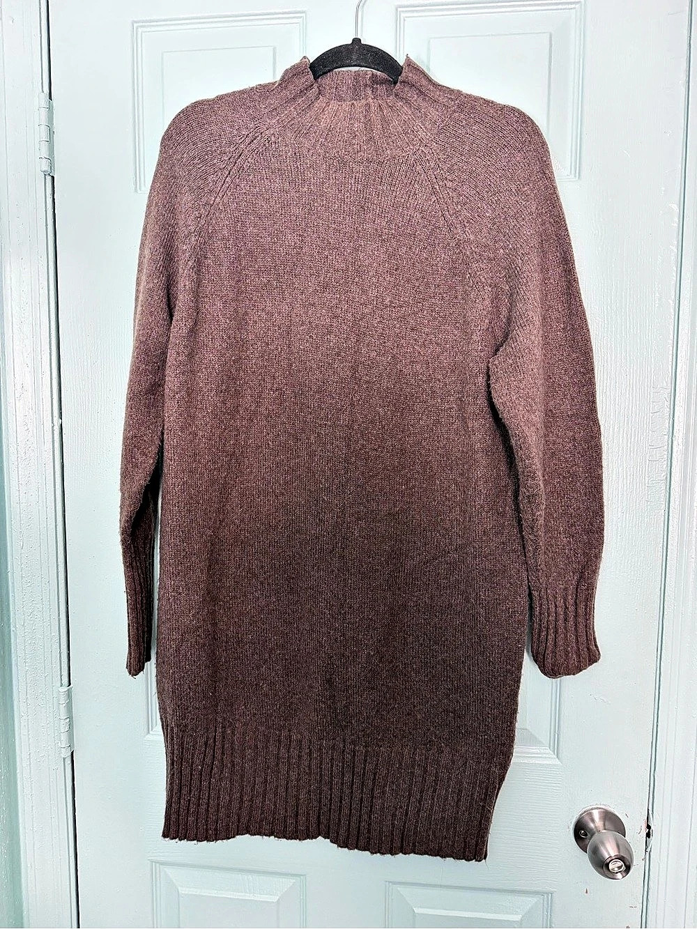Express Brown Turtleneck Sweater Dress